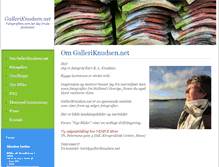 Tablet Screenshot of galleriknudsen.net